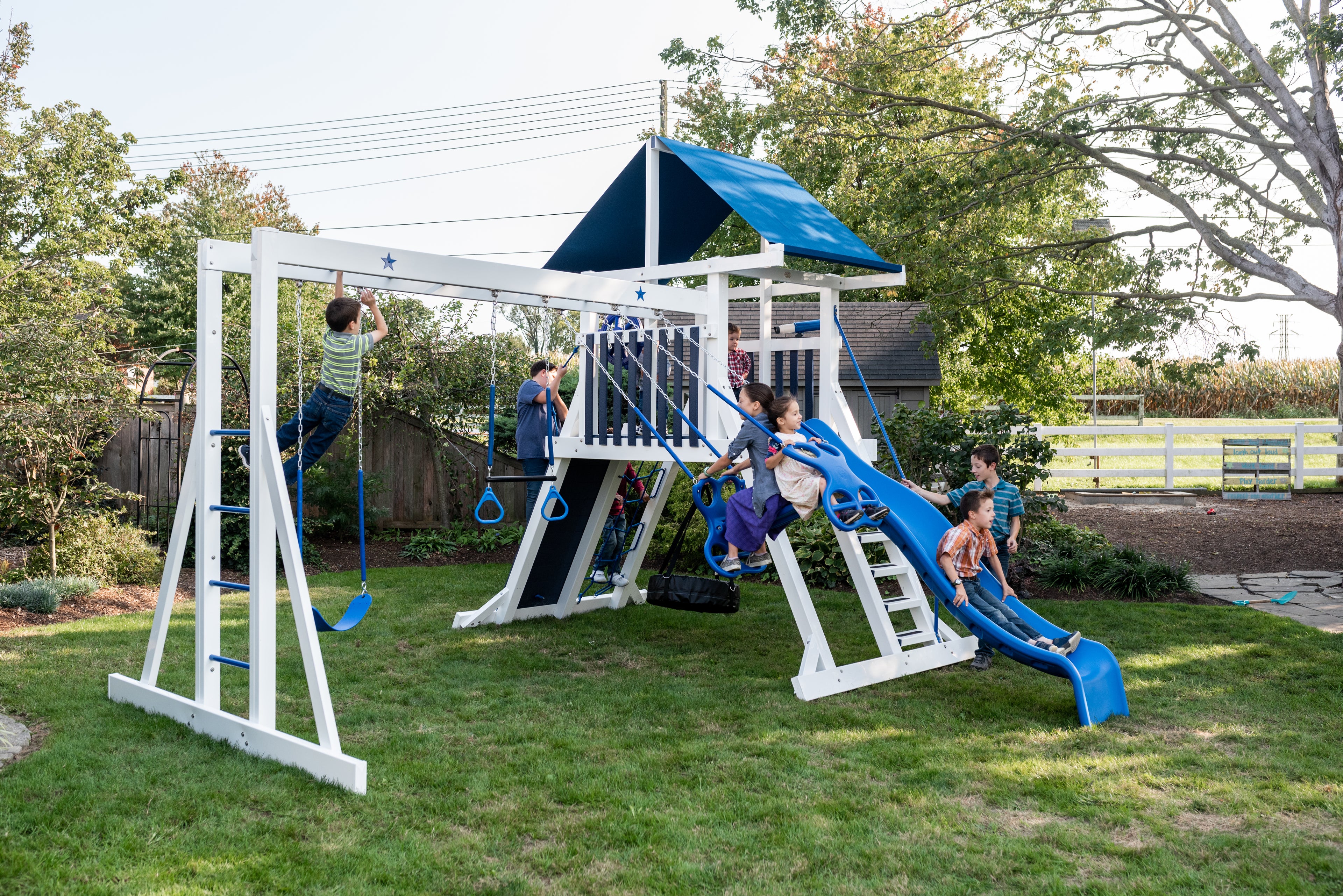 Vinyl Playsets   (Star Quality Swingsets)