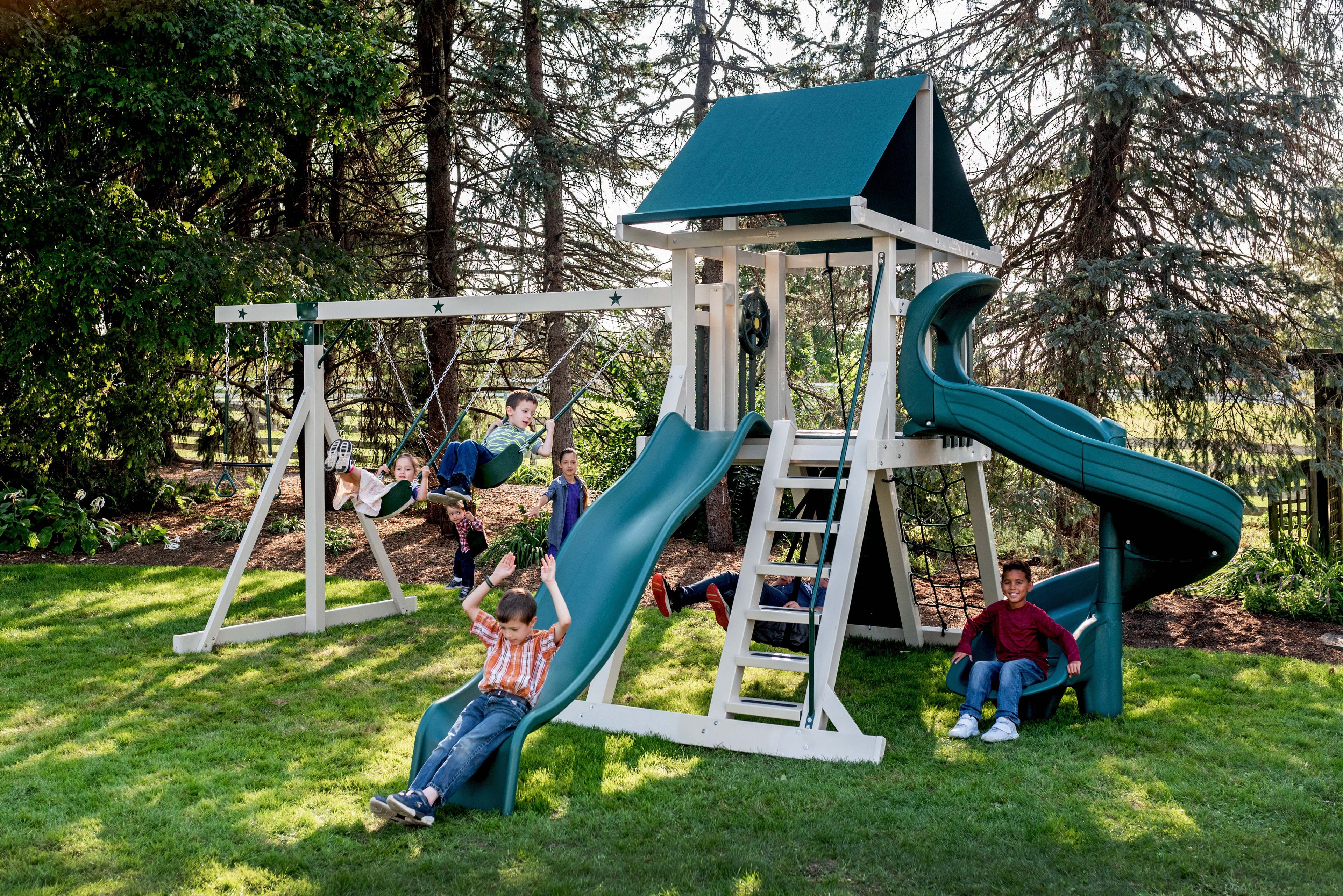 Vinyl Playsets   (Star Quality Swingsets)